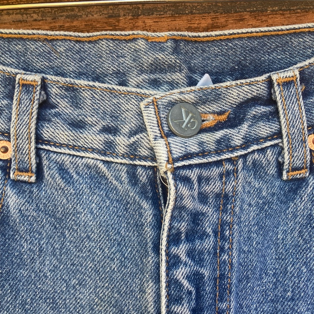 Calvin Klein Straight Classic Blue Jeans - Picture 4 of 8